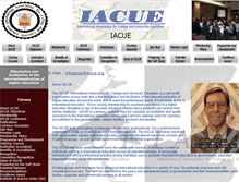 Tablet Screenshot of iacue.org